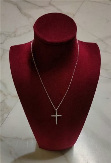 Collana Crivelli Donna in Oro bianco Diamante 000-4203NS - 000-4203NS